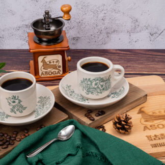 extra thick cup and saucer 6+6  6OZ+-